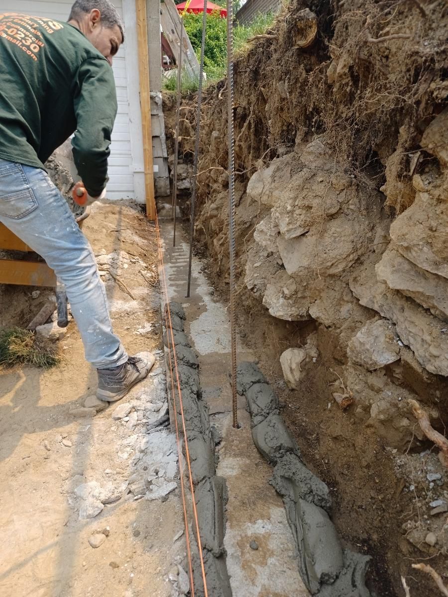 Retaining wall in Connecticut